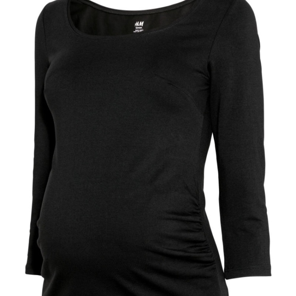 MAMA cotton jersey top.